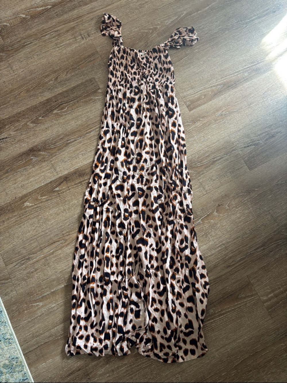 Leopard Print Maxi Dress
